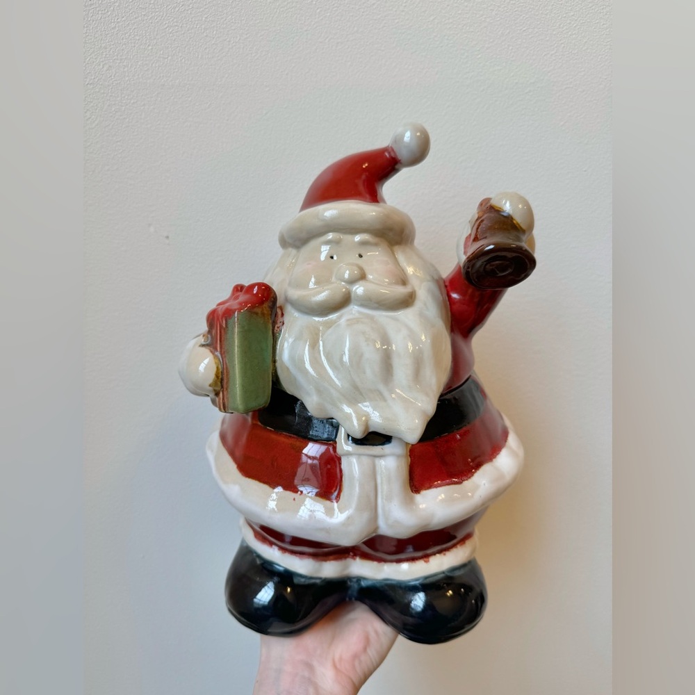 SANTA COOKIE JAR